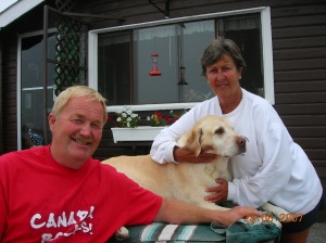 Maggie, David and Chester - 2008