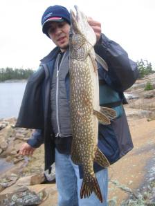 Luis and his nice Northern Pike